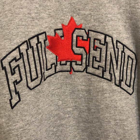 FULLSEND Oh Canada GREY Crewneck (Feb 2020) | Size Small Mens | 9/10 Condition - Picture 4 of 4